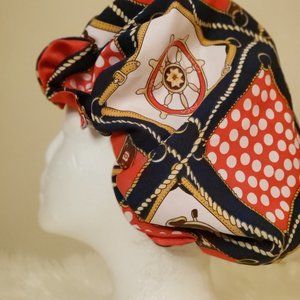 Hair bonnet-navy